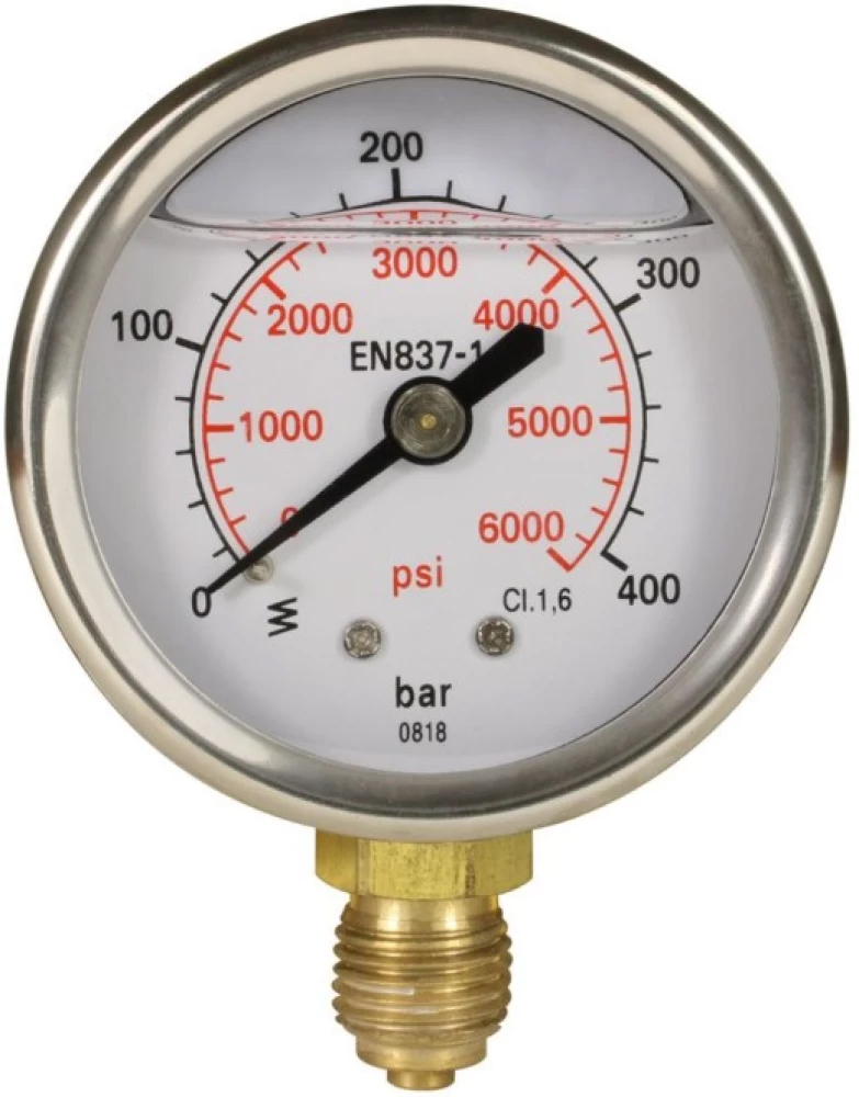 Esempio di manometro analogico